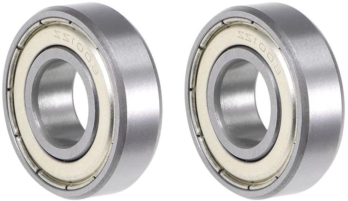 allecto plus abec 3 6001zz kogellagers 2 stuks voor skateboards en rollerskates