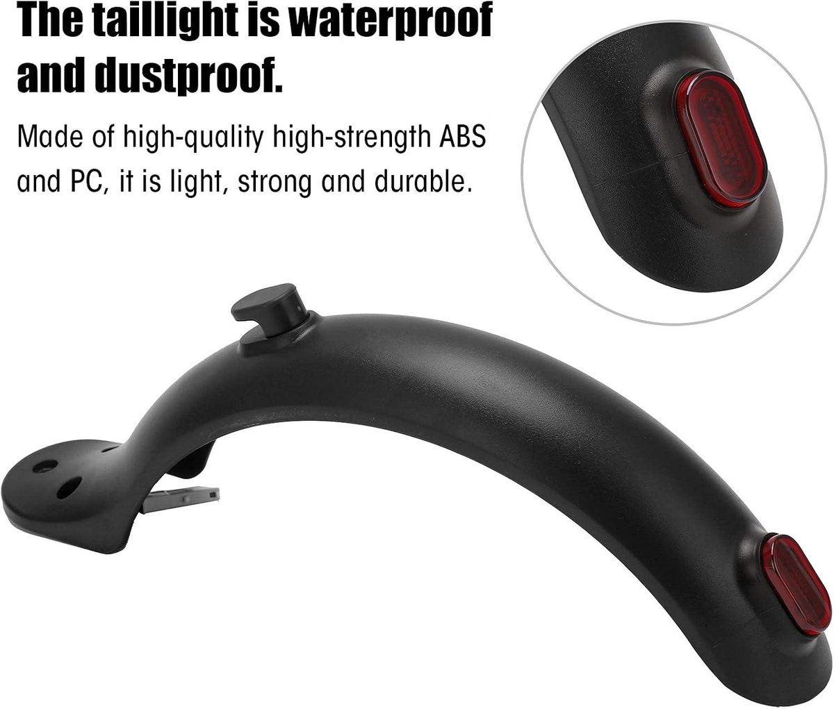 Allecto Plus - Achterspatbord voor elektrische step - universeel en hoge weerstand voor Mijia M365 - compact en milieuvriendelijk Buitenspeelvoertuigaccessoire kopen online