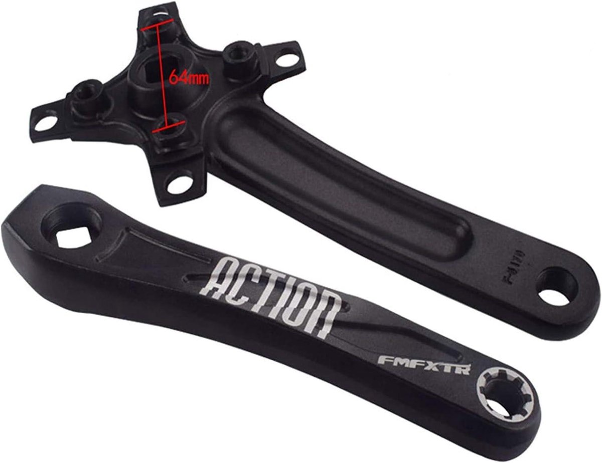 Allecto plus - Aluminium Mountainbike Cranks 170mm Set van 2 Stuks - Fiets Accessoires Fiets kopen online
