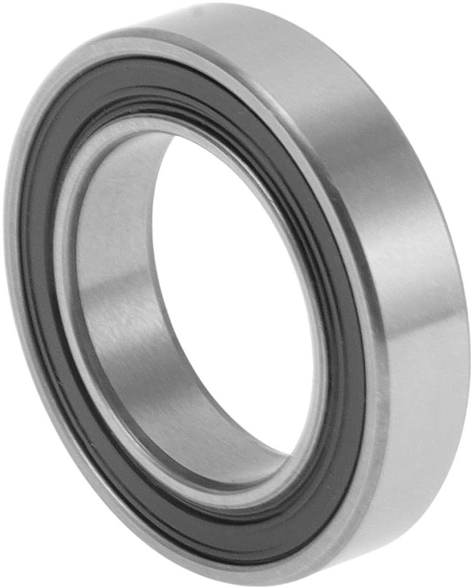 allecto plus diepe groef kogellagers p2 20x32x7mm gesmeerde lagers rubber afdichting scooter skateboard wiel zwart zilver