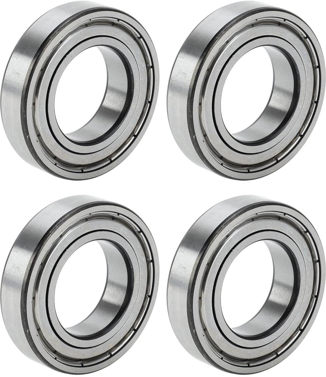 Allecto plus - Diepe groefkogellagers P6 30x55x13mm - Duurzame gesmeerde lagers met metalen afdichting - Geschikt voor scooter en skateboard wiel - Set van 4 Skateonderdeel kopen online
