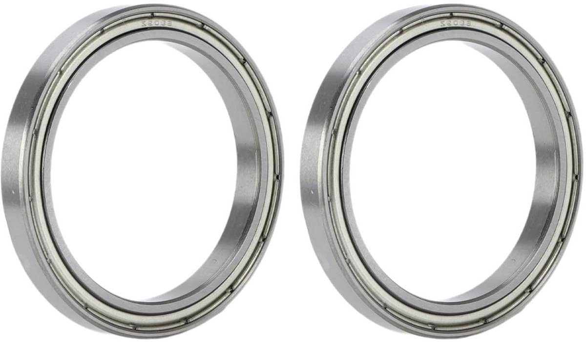 allecto plus diepe groefkogellagers p6 45x58x7mm voor scooter skateboard wiel set van 2 met gesmeerde lagers met dubbele metalen afdichting