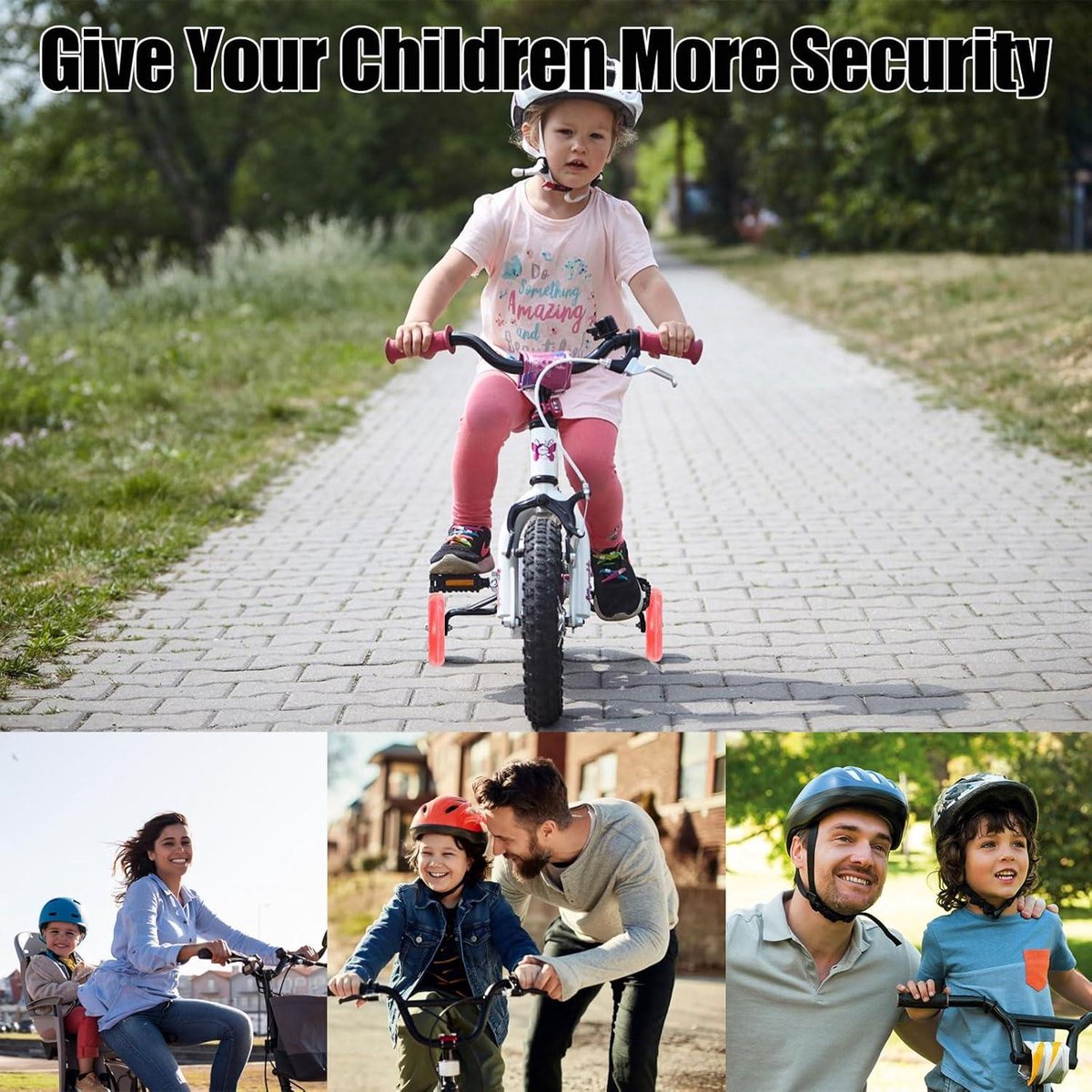 allecto plus fietssteunwielen voor kinderfietsen verstelbare universele stabilisatoren 12 20 inch fiets hulpwielen kinderfiets zwart 1 paar