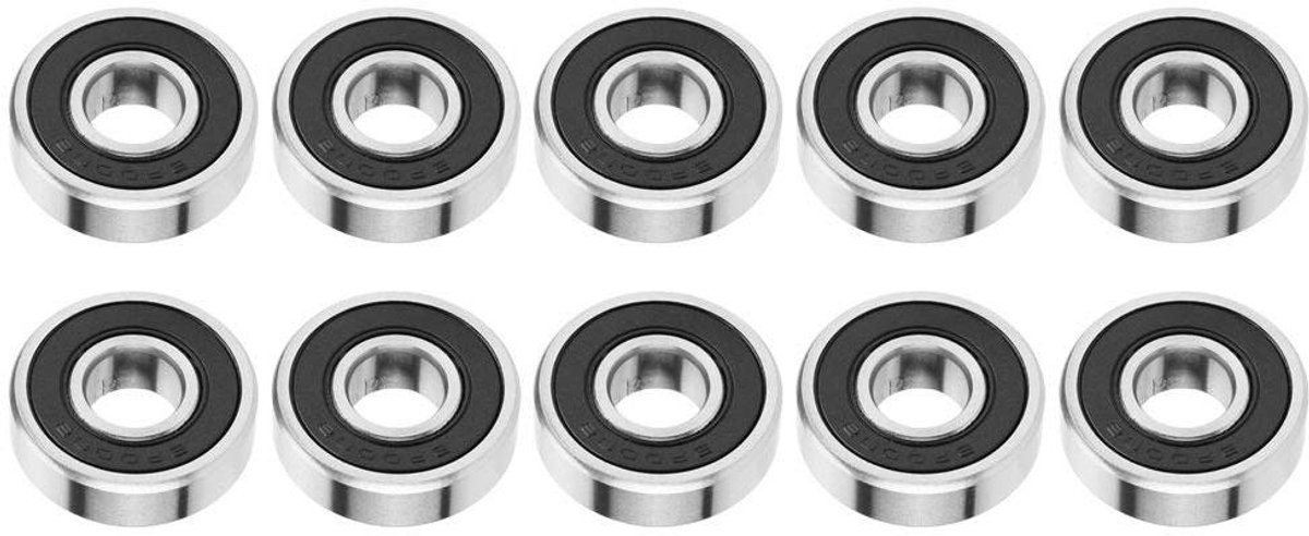 allecto plus groefkogellagers 6000 2rs 10 mm x 26 mm x 8mm rubber verzegeld geschikt voor borduurprojecten skateboards en rolschaatsen 10 stuks pack