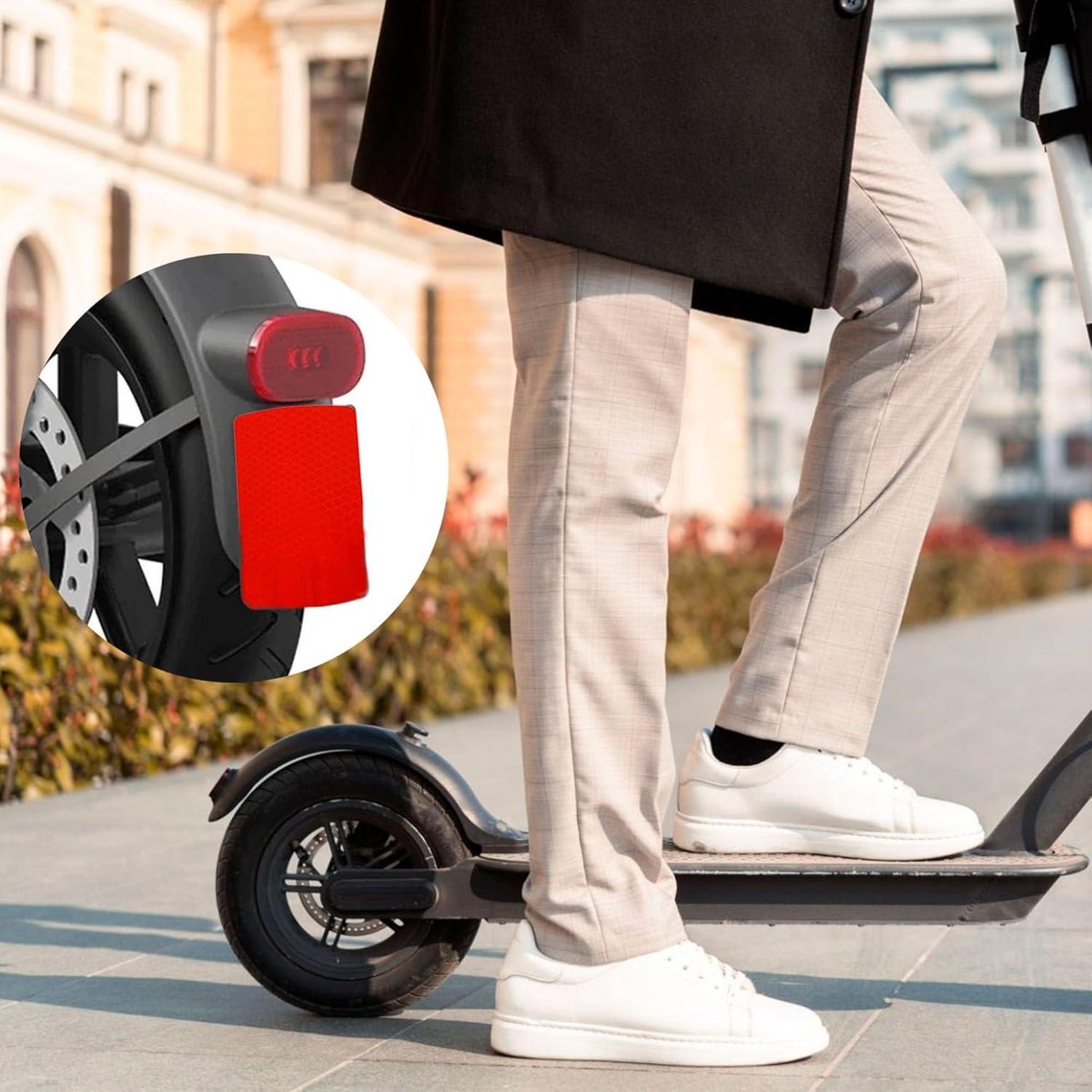 Allecto plus - Kentekenplaathouder voor e-scooter - Rood - Vervanging voor elektrische scooter - M365 Pro2 - Bescherming voor kenteken Buitenspeelvoertuigaccessoire kopen online