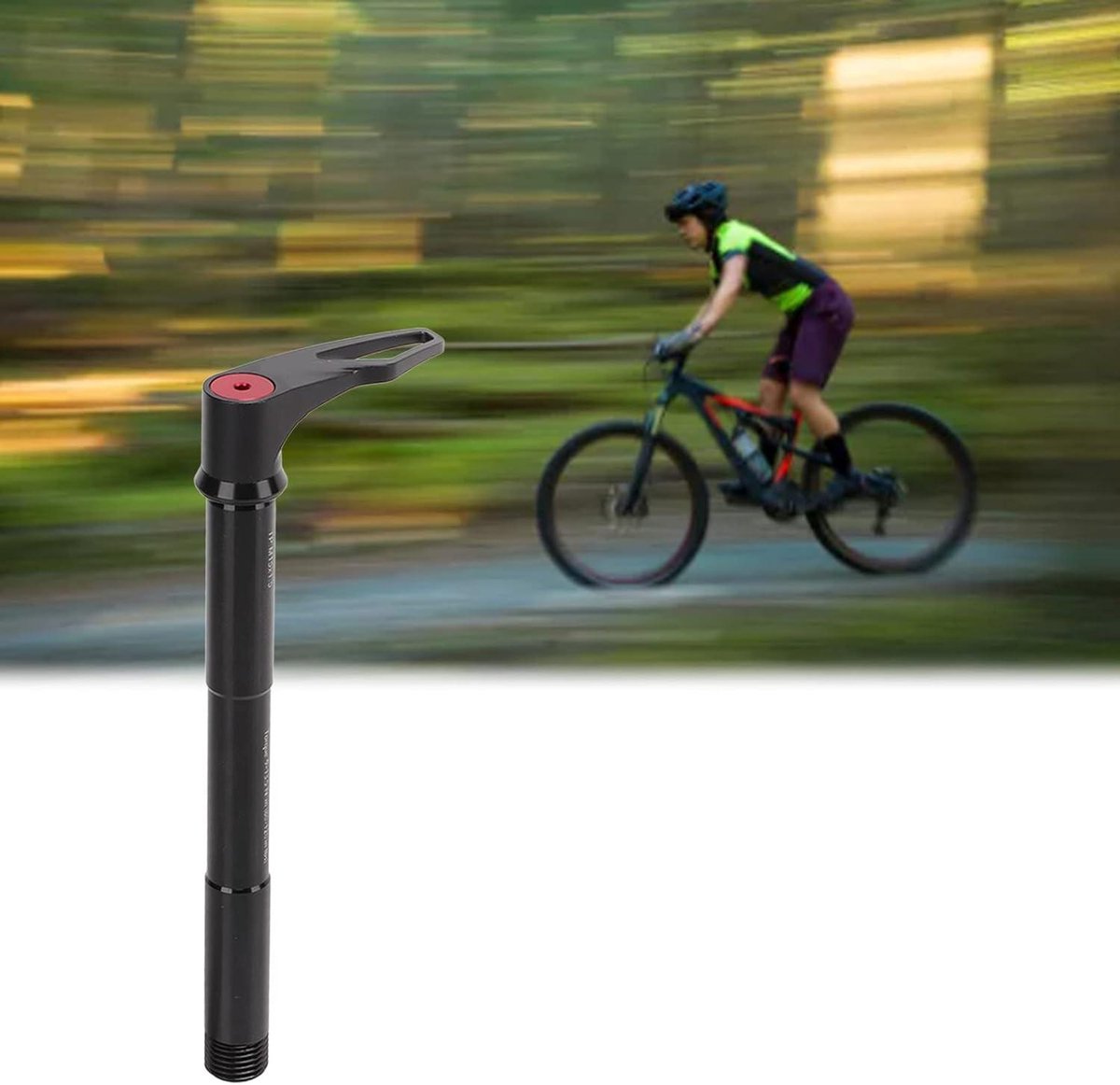 allecto plus lichtgewicht fiets thru axle quick release spies voor mountainbike l 148mm eenvoudige installatie