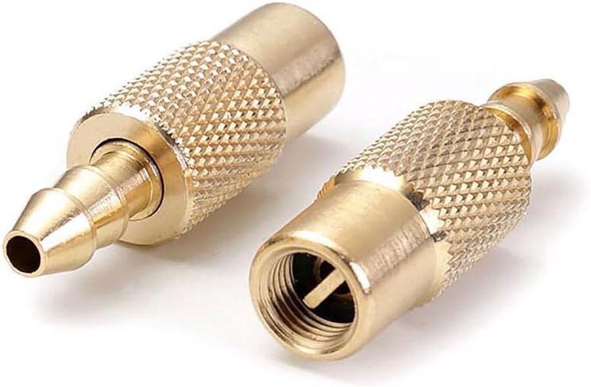 allecto plus messing bandenventiel 6mm voor auto truck wiel luchtklem pomp clip adapter