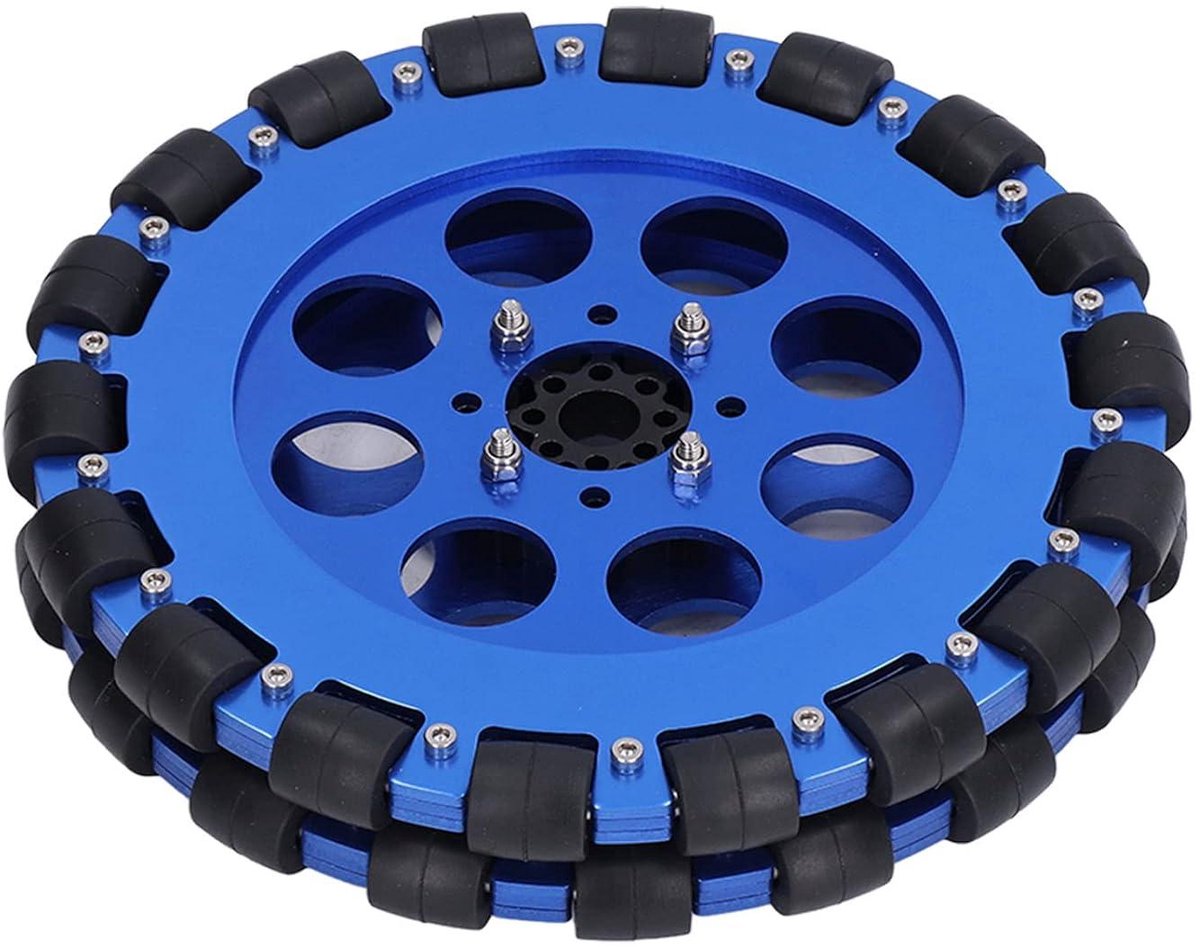 Allecto Plus - Omni-wiel met dubbele lagerstructuur voor zware lasten - 8 inch - Aluminiumlegering naaf - Speelgoedrobot-onderdeel Buitenspeelvoertuigaccessoire kopen online