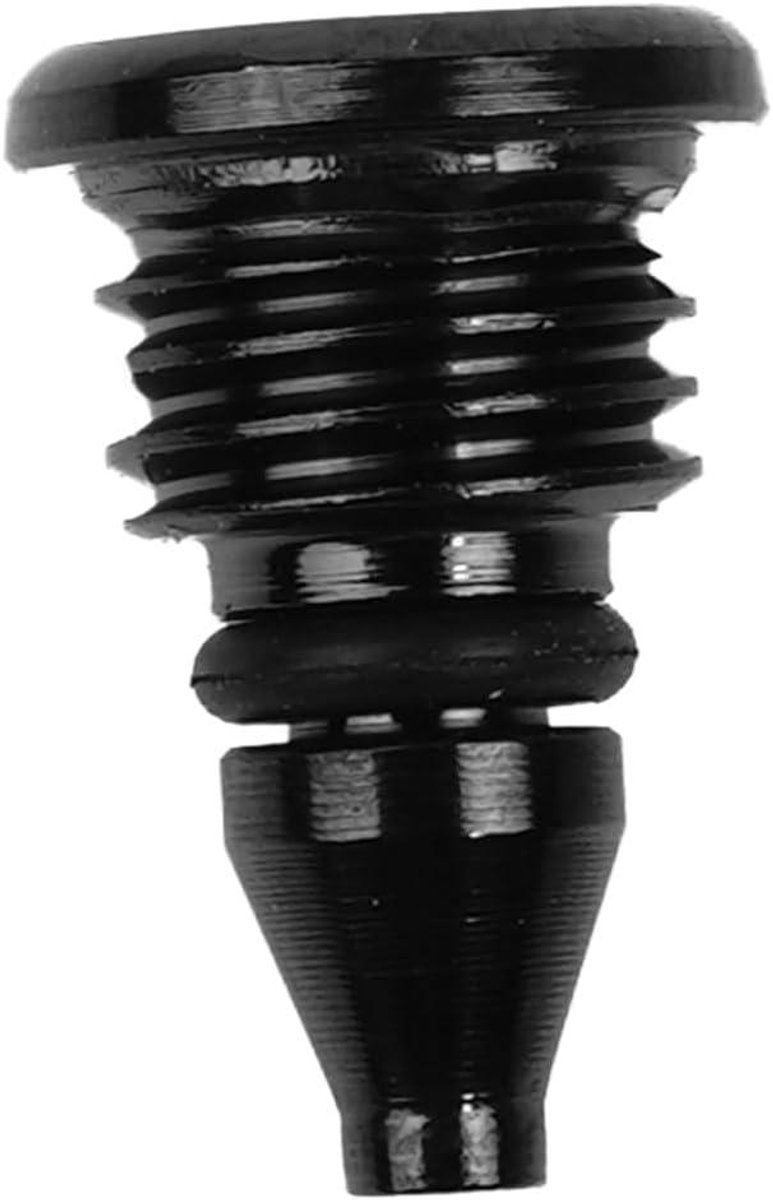 Allecto Plus - Set van 2 titanium schijfrem schroeven voor mountainbike, fiets ontluchtingsbouten, reservoir bouten - Zwart&Titanium. Fiets kopen online