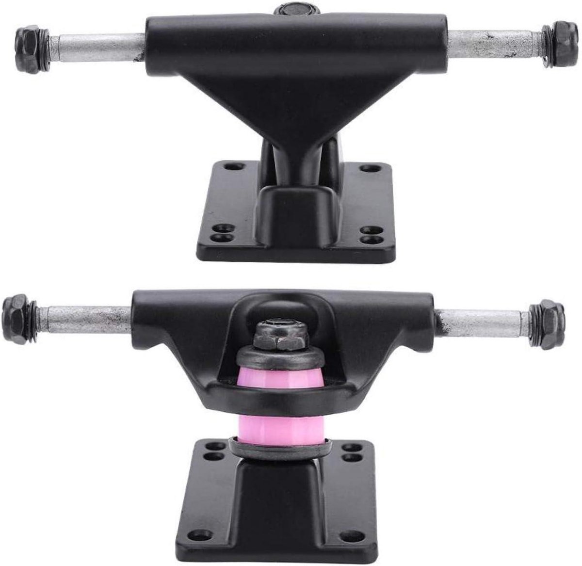 Allecto Plus - Skateboard Trucks Combo - 3.25 Inch Wielen - Abec - Longboard Accessoire - T-Tool - Zwart - Set van 2 stuks. Longboard kopen online