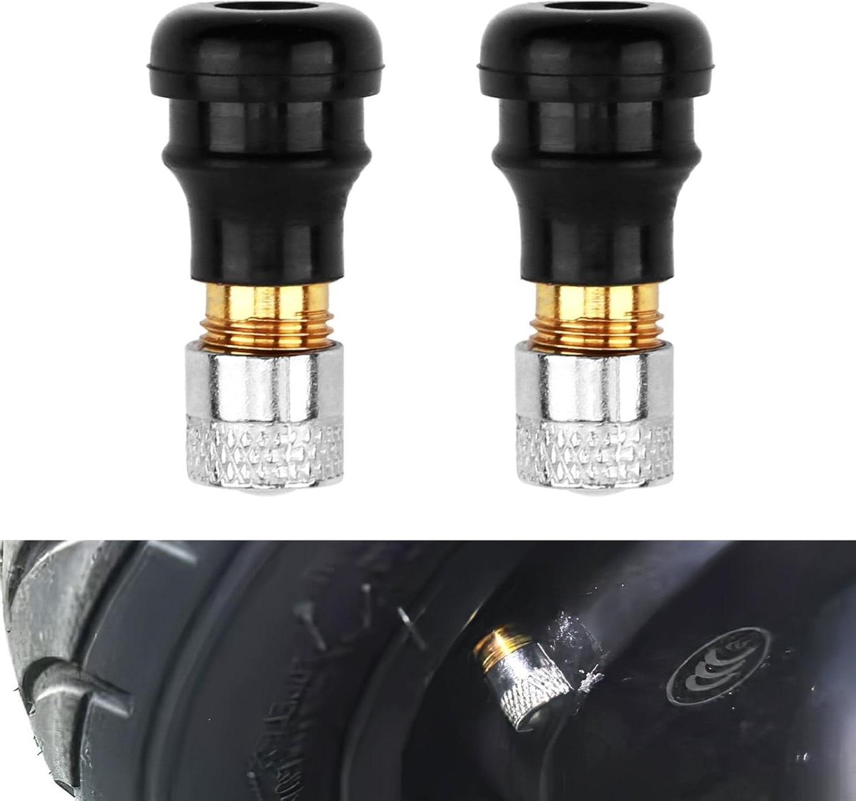 Allecto plus - Tubeless Bandventielen set van 2 voor Ninebot Max G30 Xiaomi M365 Pro 2 Ducati Pro 2 Plus Buitenspeelvoertuigaccessoire kopen online