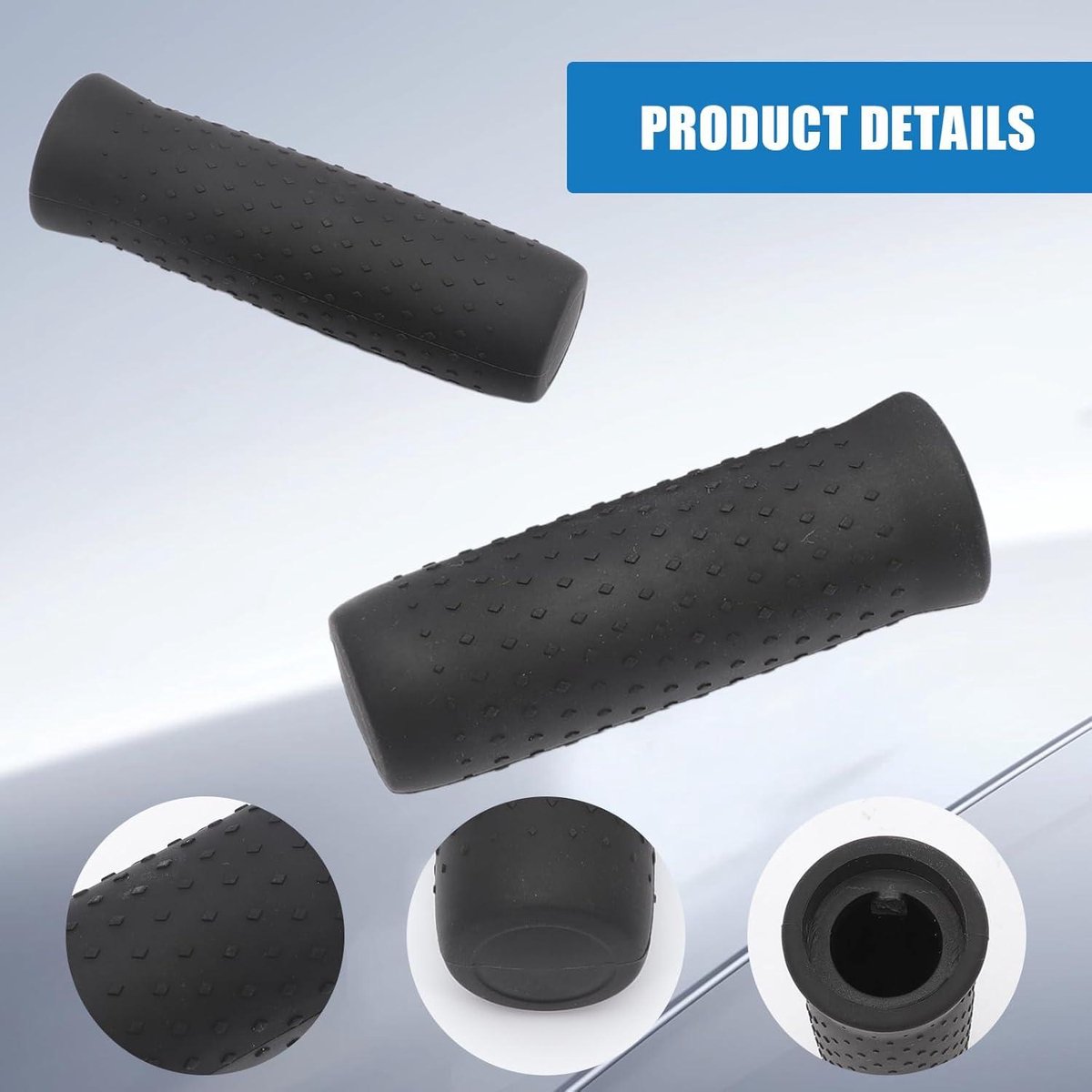 allecto plus zwarte siliconen handgrepen voor segway ninebot g30 max handige scooter accessoires met extra comfort