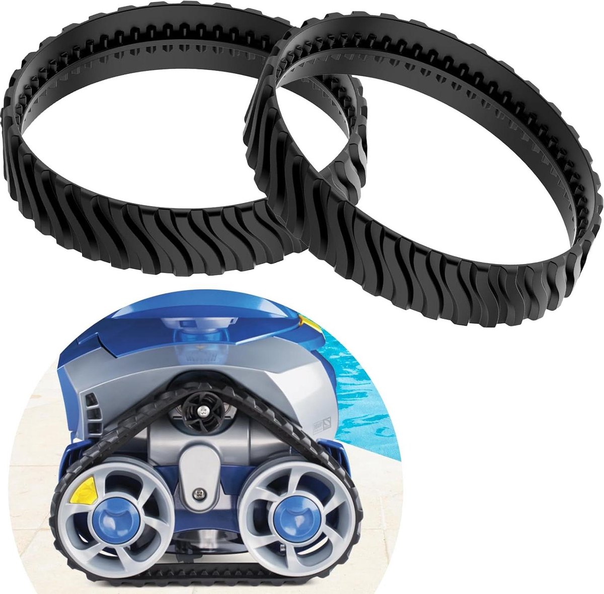 Allecto Premium - Robotbanden Vervangen - Rubber Antislipbanden - Eenvoudig te Monteren. Skateonderdeel kopen online