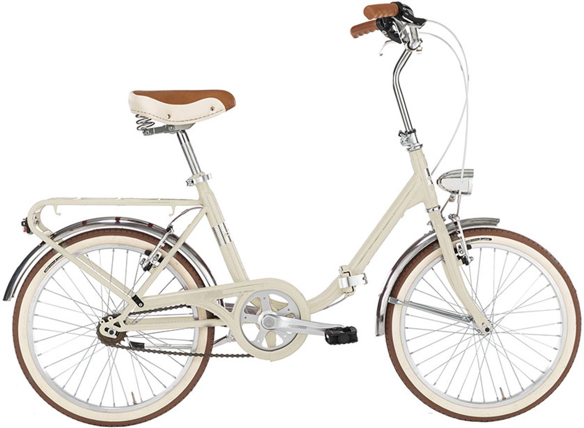 alpina camping 20 1s vouwfiets zilver 40