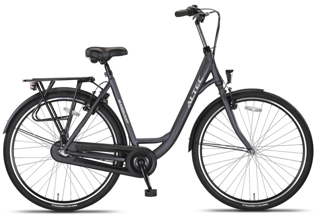 altec damesfiets marquant 28 inch 56 cm dames 3v v brakes grijs