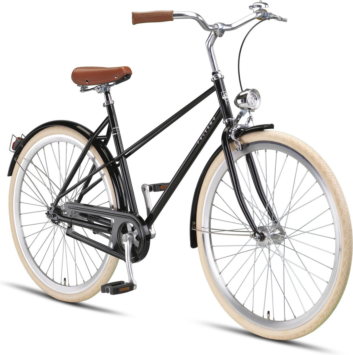 Altec Damesfiets Palermo 28 Inch 52 cm Dames Terugtraprem Grijsgroen Fiets kopen online