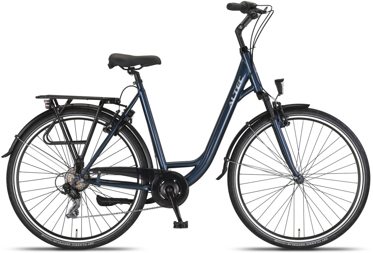 altec damesfiets verona 28 inch 56 cm dames 7v v brakes petrolblauw