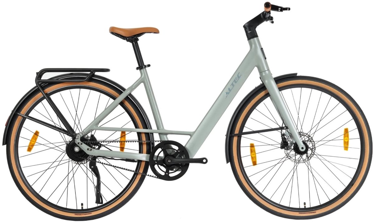 altec dance elektrische damesfiets elektrische urban fiets riembelt hydraulische schijfremmen 28 inch grijs