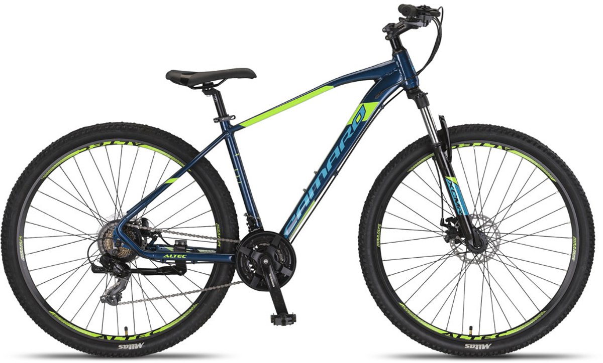 altec hardtail mountainbike camaro mtb 27 5 inch 45 cm unisex 21v mechanische schijfrem petrolblauw