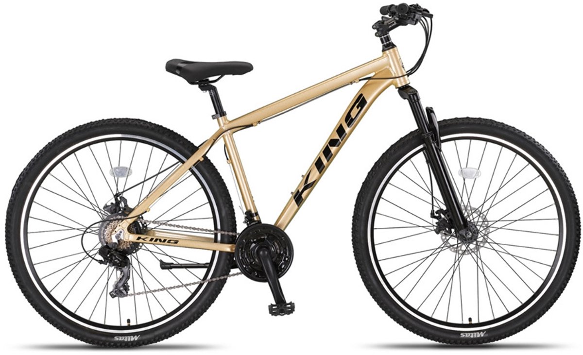altec hardtail mountainbike king 29 inch 46 cm unisex 21v mechanische schijfrem goud