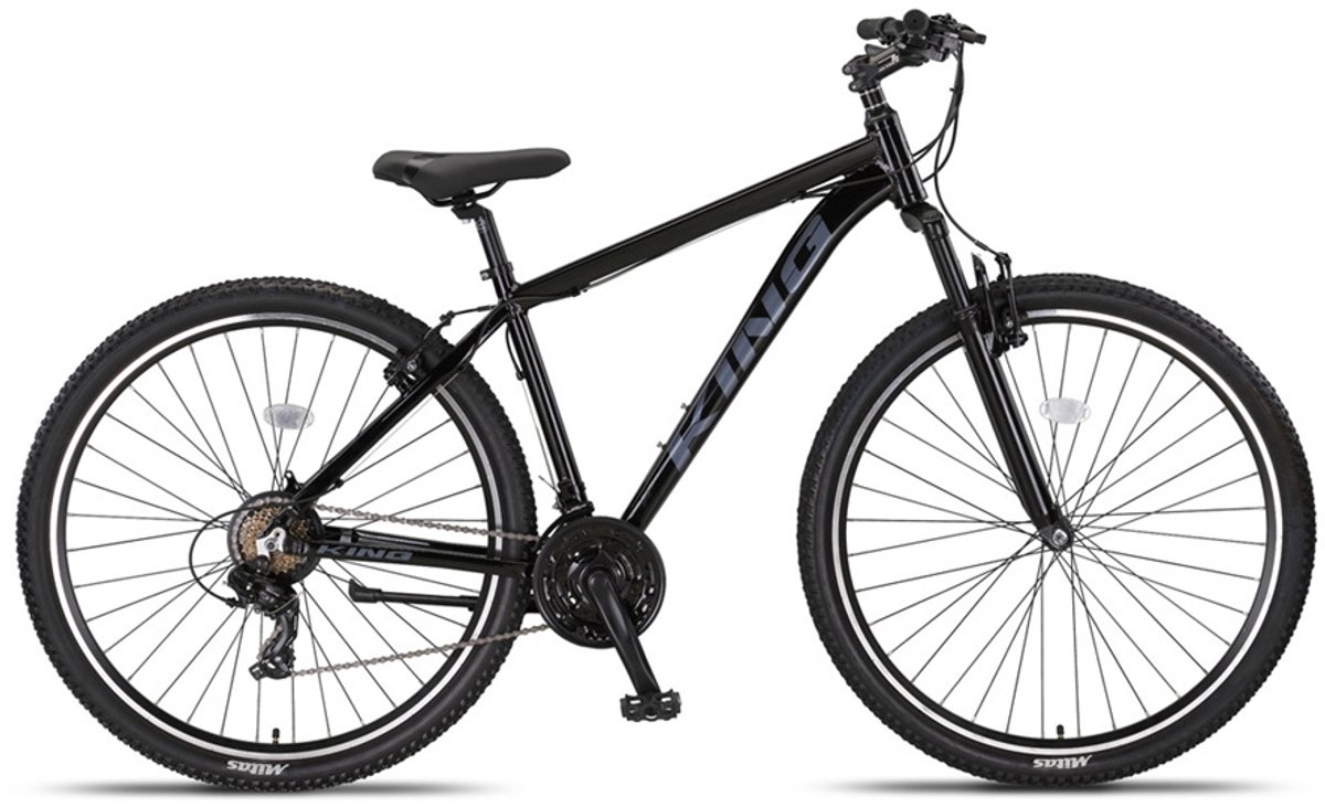 altec hardtail mountainbike king 29 inch 46 cm unisex 21v v brakes zwart