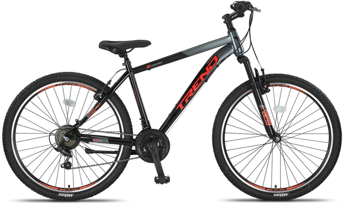 altec hardtail mountainbike trend mtb 27 5 inch 46 cm junior 21v v brakes zwart oranje