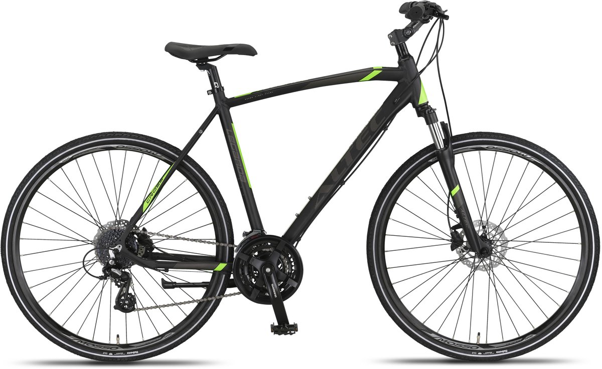 altec herenfiets legarda 28 inch 56 cm heren 24v hydraulische schijfrem zwart