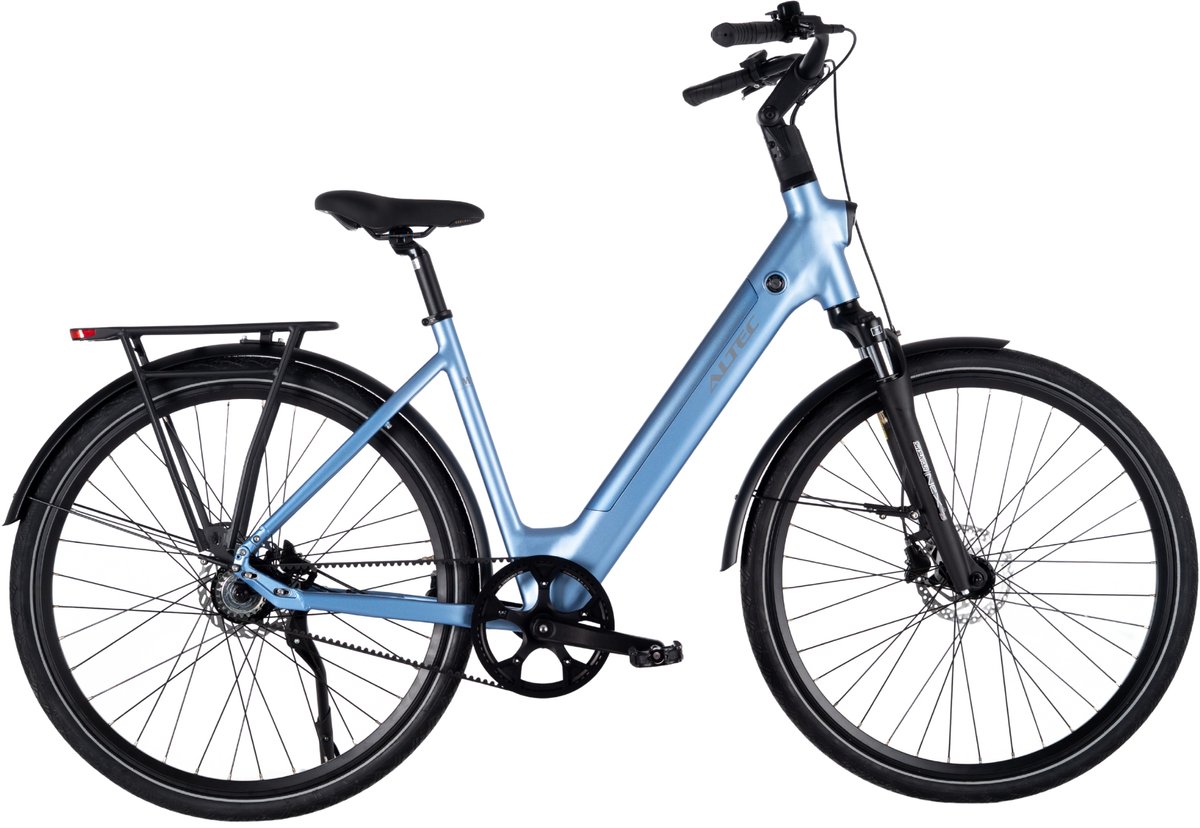 Altec Move - Elektrische Damesfiets - Urban fiets - Stadsfiets - 28 inch - 50 cm - Achterwielmotor - Hydraulische schijfremmen - Beltdrive - Blauw Fiets (elektrisch) kopen online