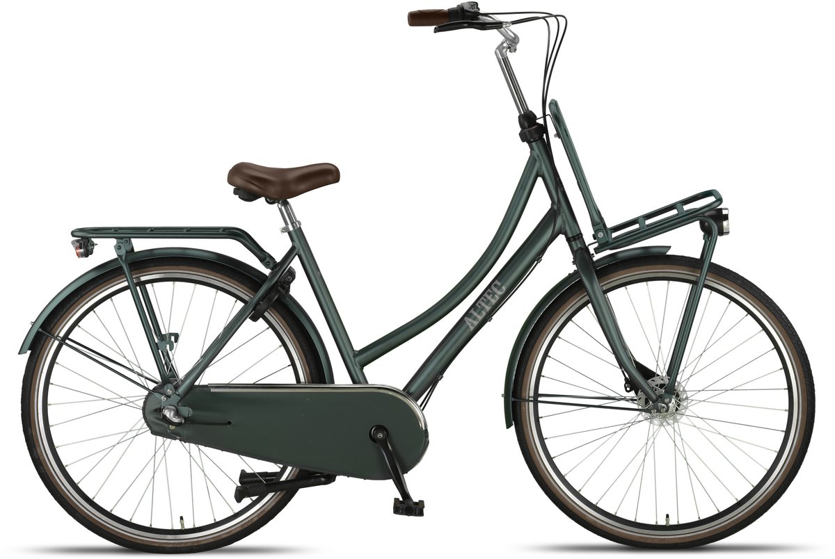Altec Transportfiets dames Retro 28 Inch 53 cm Dames 3V Rollerbrake Bosgroen Fiets kopen online