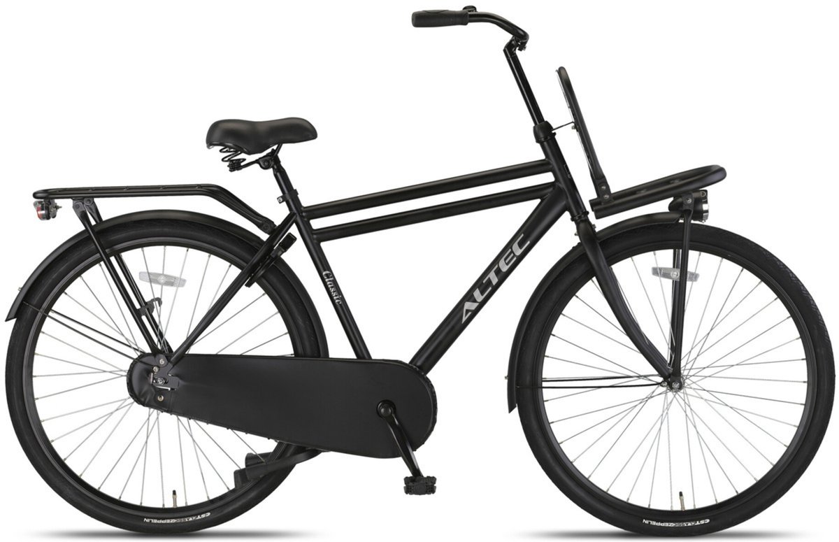 altec transportfiets heren classic 28 inch 53 cm heren terugtraprem matzwart