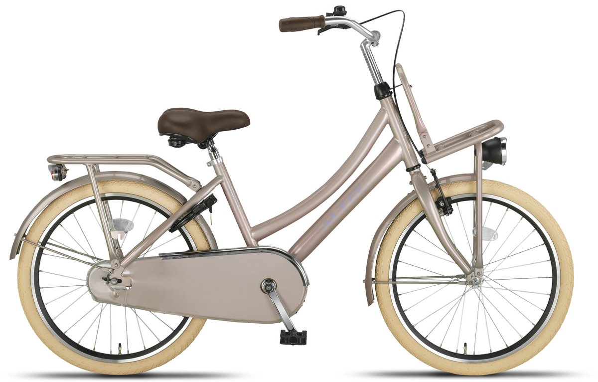 altec transportfiets kinderen urban 22 inch meisjes terugtraprem zand