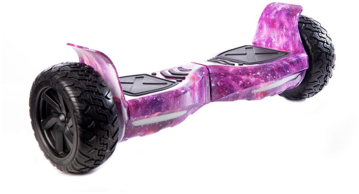 Altrado - Hoverboard – Purple Space – 8.5 inch Off-Road - 15 km/h - 10km bereik - Bluetooth speaker - Oxboard - Hoverboards Hoverboard kopen online