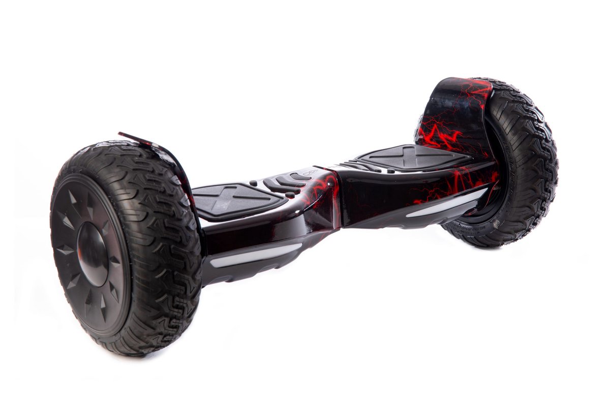 Altrado - Hoverboard – Red Lightning – 10 inch Off-Road - 15 km/h - 10km bereik - Bluetooth speaker - Oxboard - Hoverboards Hoverboard kopen online