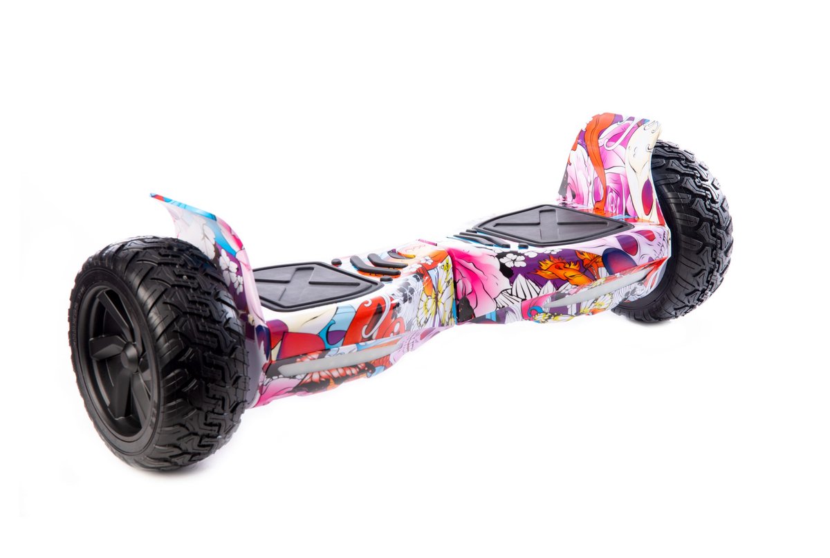 Altrado -Hoverboard – Rose HipHop – 8.5 inch Off-Road - 15 km/h - 10km bereik - Bluetooth speaker - Oxboard - Hoverboards Hoverboard kopen online