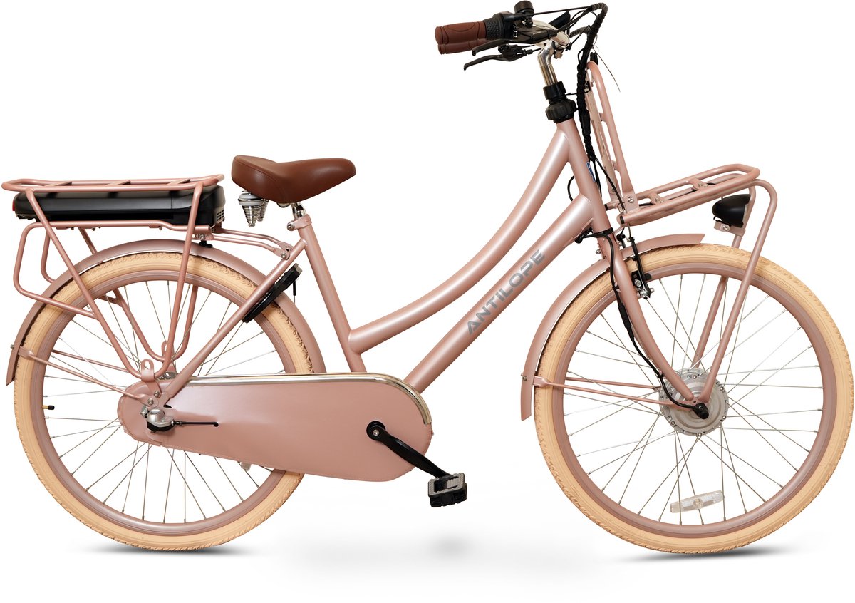 Antilope Cargo Plus N3 Elektrische Transportfiets 26 Inch 46 Cm Dusty Rose Fiets (elektrisch) kopen online