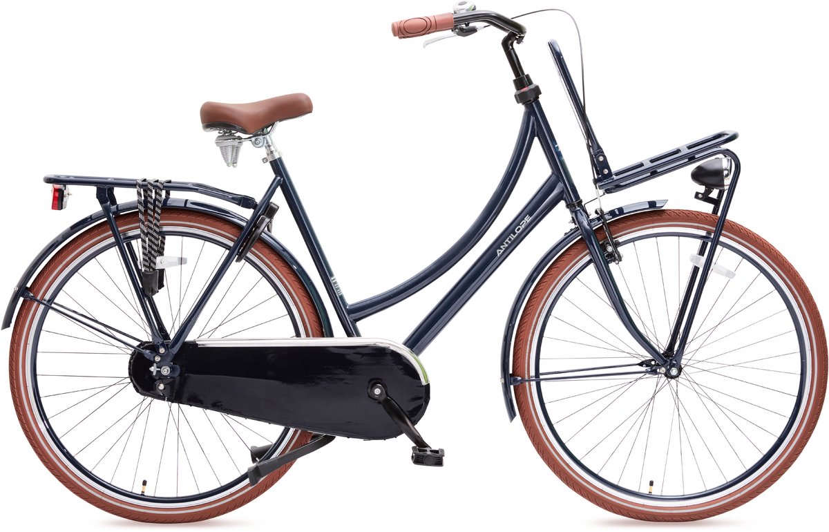antilope cargo x1 plus transportfiets 28 inch jeans blauw