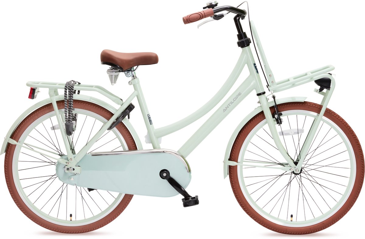 Antilope Mini Cargo X1 Transport 24 Inch Meisjesfiets Mat Lichtgroen Kinderfiets kopen online
