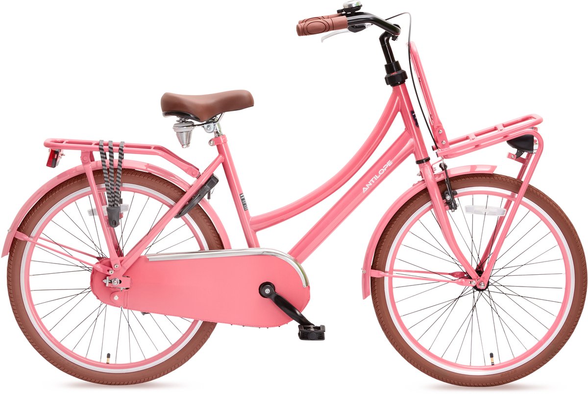 Antilope Mini Cargo X1 Transport 24 Inch Meisjesfiets Roze Kinderfiets kopen online
