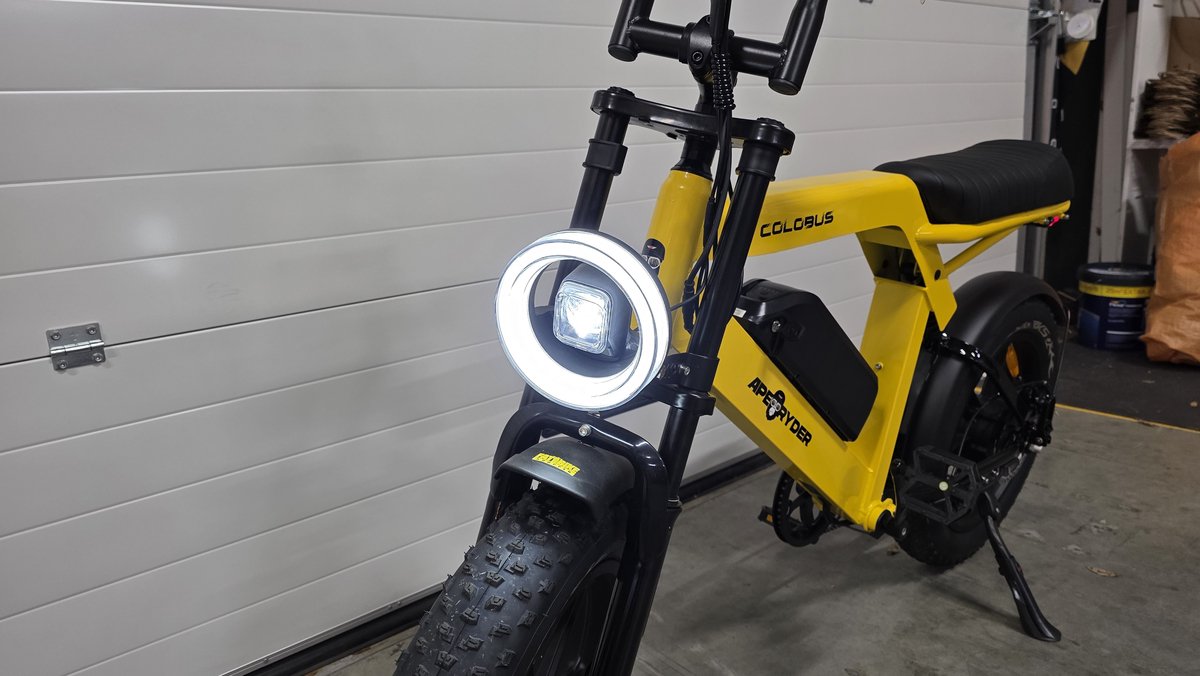 ape ryder colobus elektrische fiets fatbike e bike met krachtige motor lange accu en comfortabel zadel ideaal voor woon werk en recreatief gebruik fatbikeshopper nl