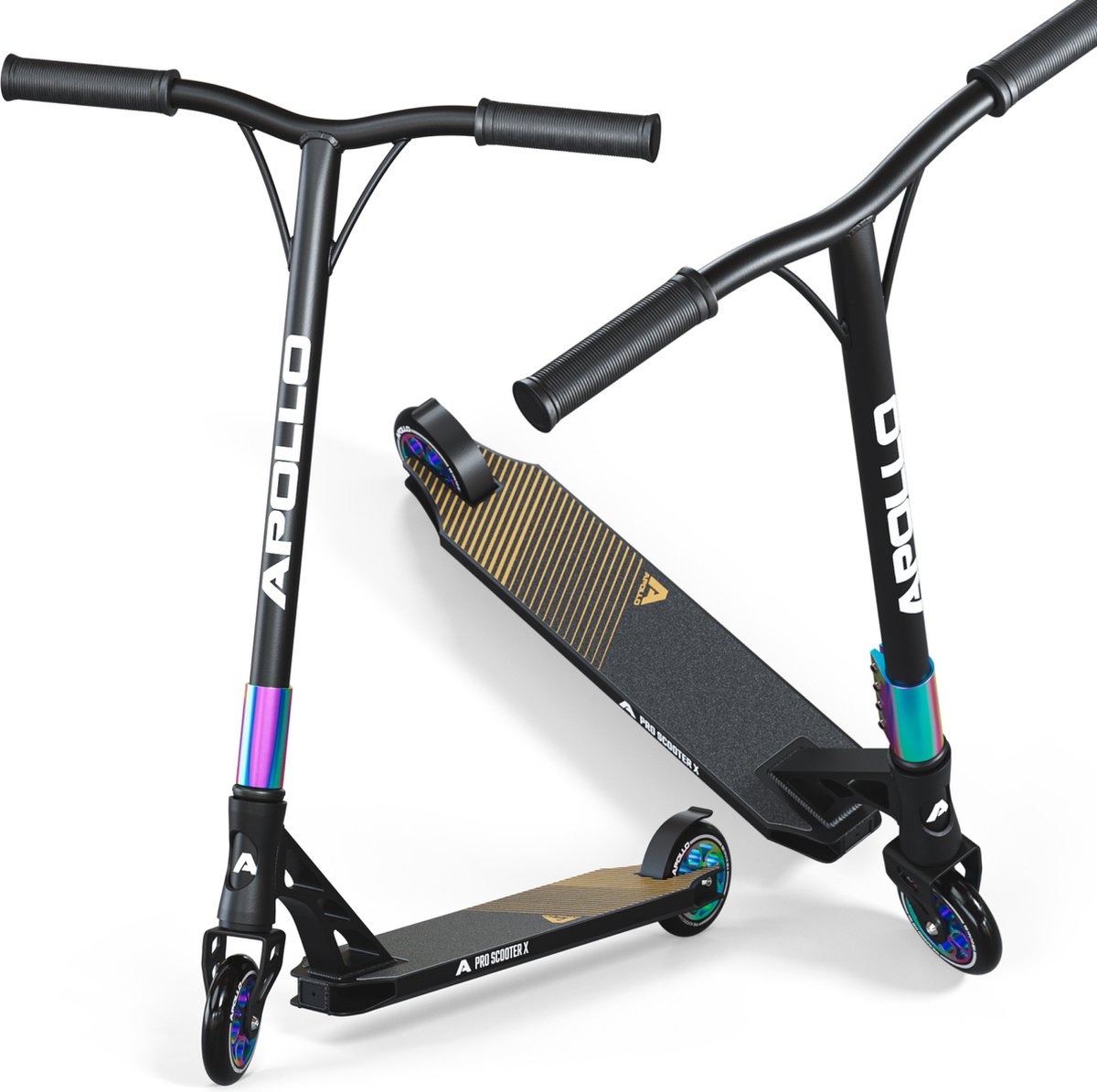 Apollo Stunt Scooter Stuntstep Genesis Pro X - Rainbow Step kopen online