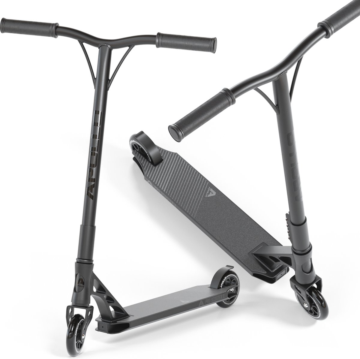 Apollo Stunt Scooter Stuntstep Genesis Pro X - Zwart Step kopen online