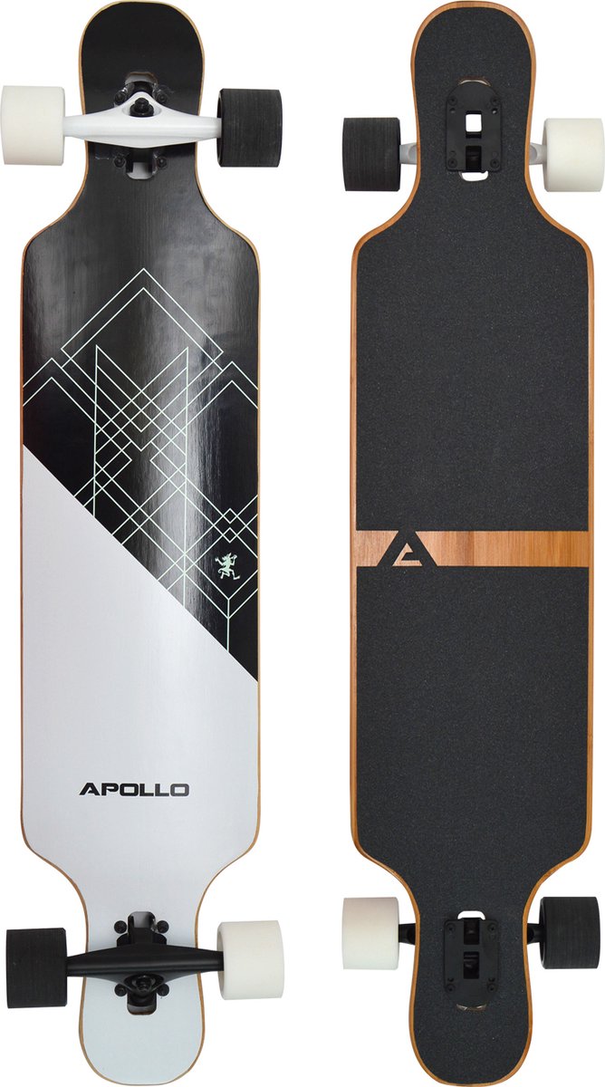 apollo twin tip dt glasvezel longboard samoa