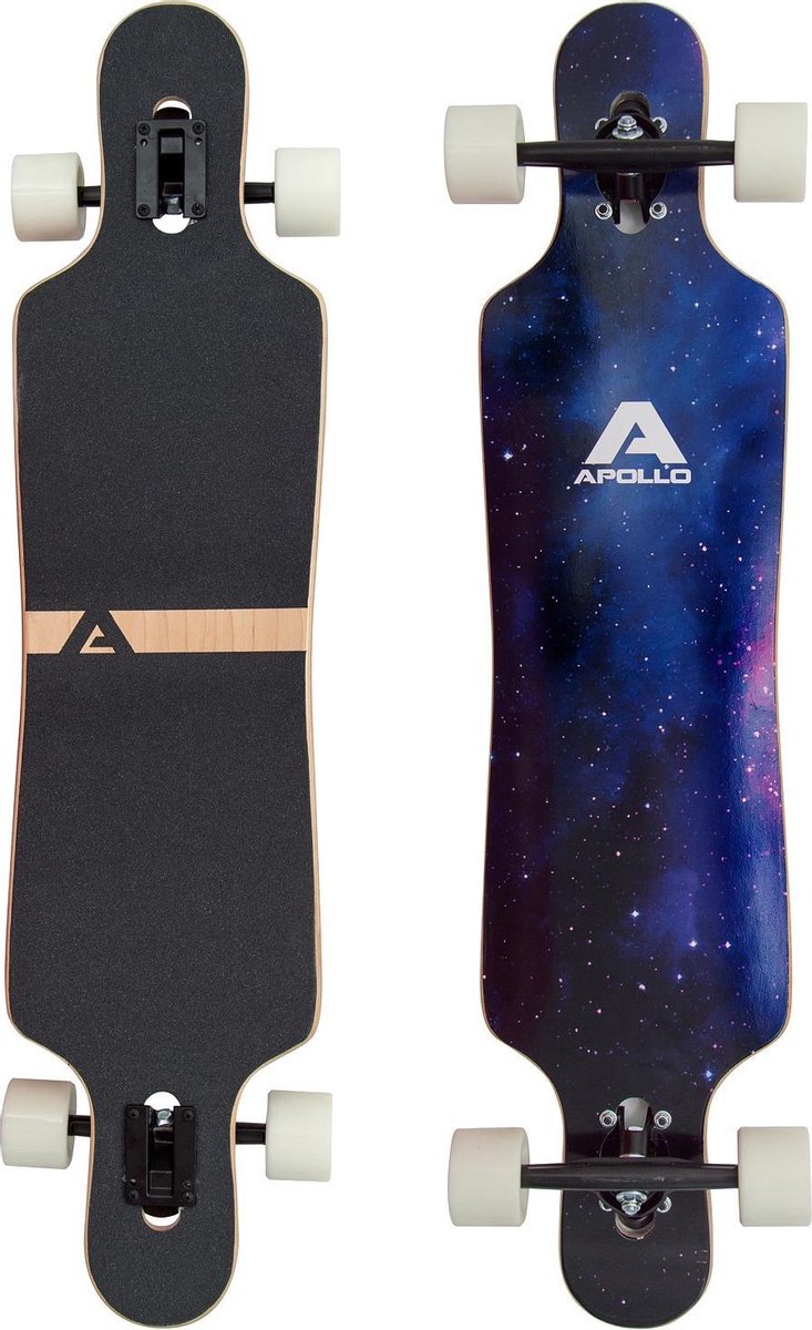 Apollo Twin Tip DT Longboard Nebula - UV Wheels Longboard kopen online