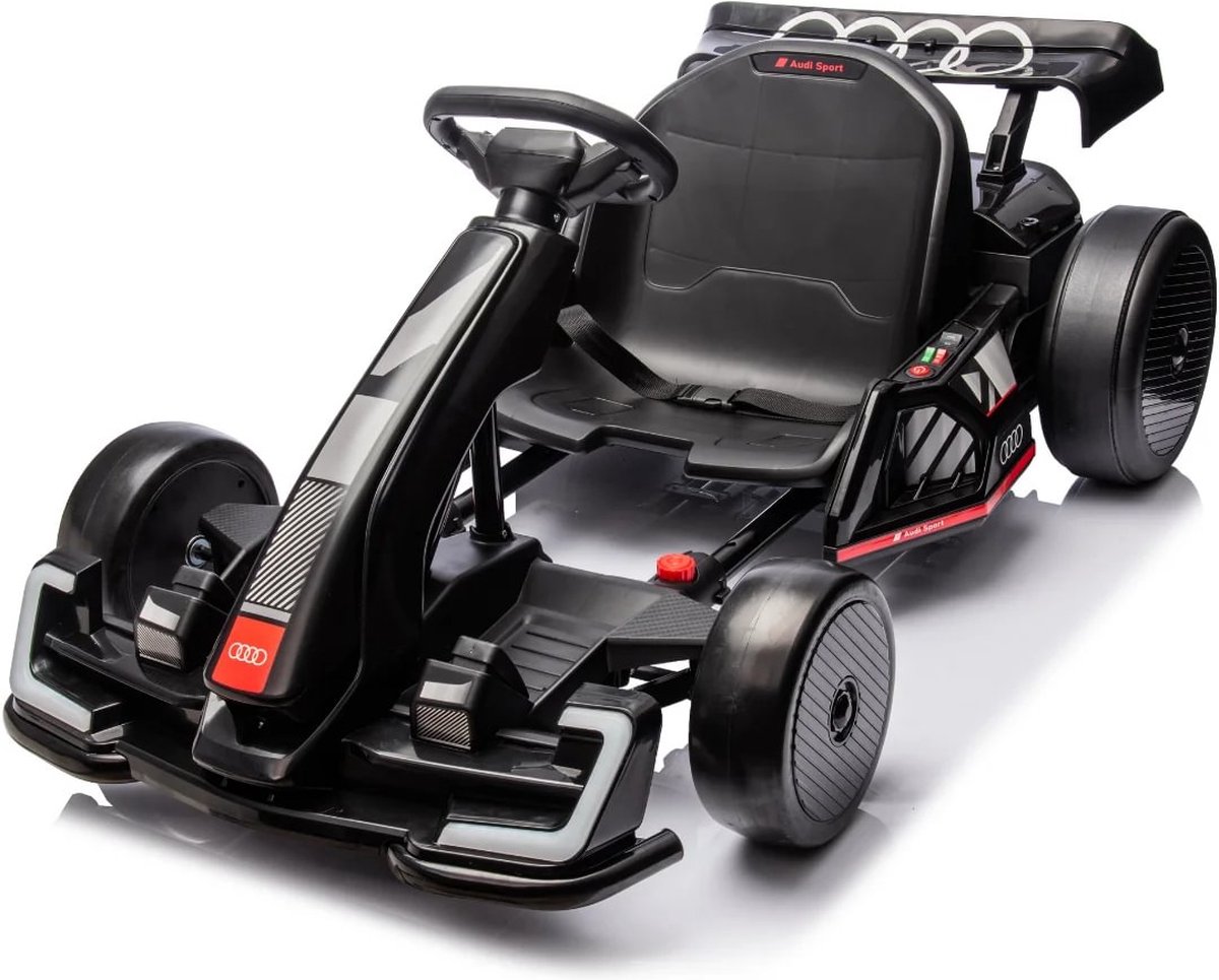 Audi Drift GoKart voor Kinderen - 24V - 5 tot 12 jaar - Elektrische GoKart - Zwart Skelter kopen online
