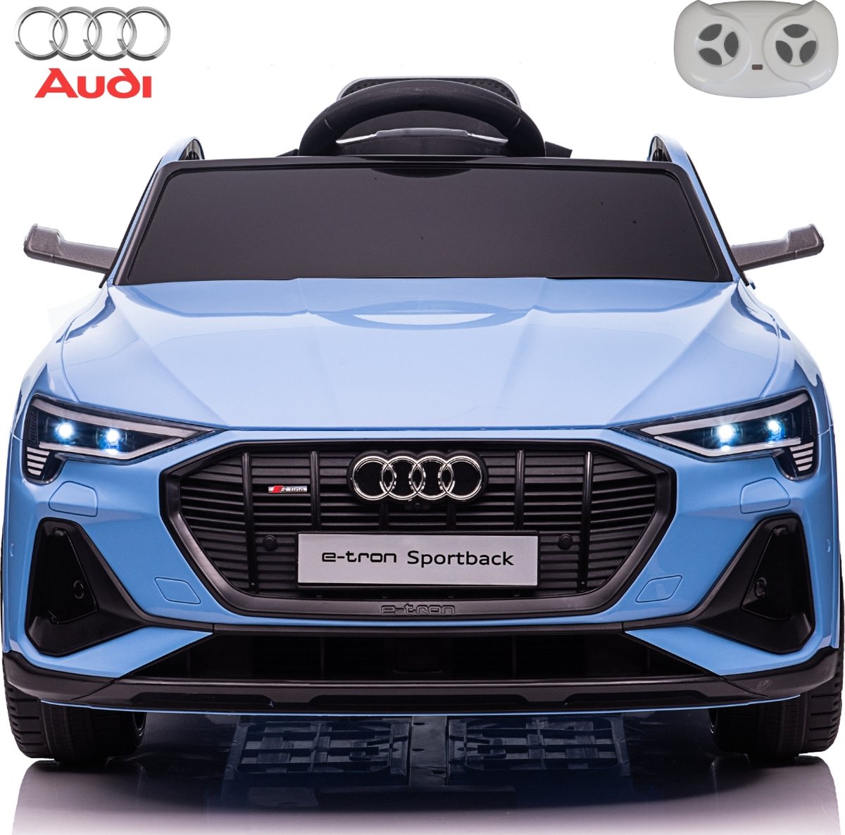 Audi E-tron Sportback / Elektrische Kinderauto / Blauw / Met Afstandsbediening / Accuvoertuigen Accuvoertuig kopen online