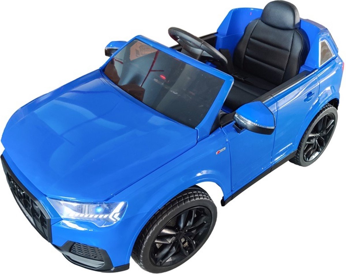 Audi Q7 Kinderauto Blauw | 12V Accuvoertuig kopen online