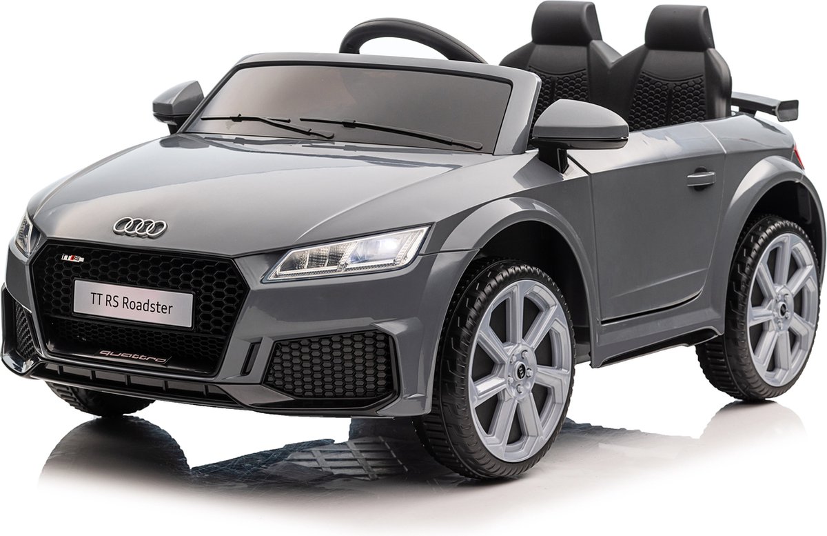 Audi TTRS 12V - Elektrische kinderauto - Met afstandsbediening - Grijs Accuvoertuig kopen online