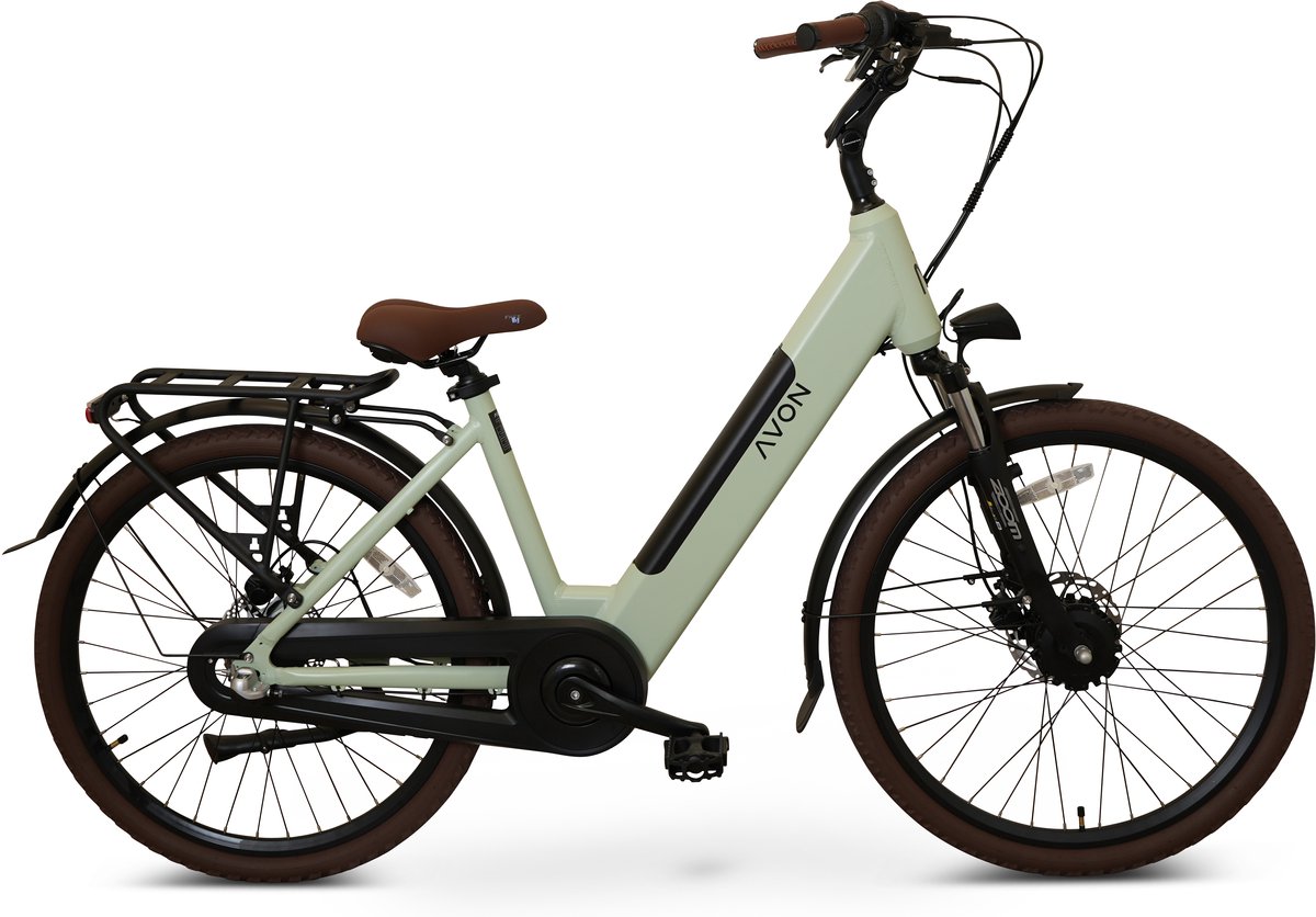 Avon Bx1 Elektrische Fiets 26 Inch – 250w Voorwielmotor 504wh Accu 90km Actieradius Hydraulische Schijfremmen Nexus 3-speed Kleurendisplay Lage Instap Lichtgroen Fiets (elektrisch) kopen online