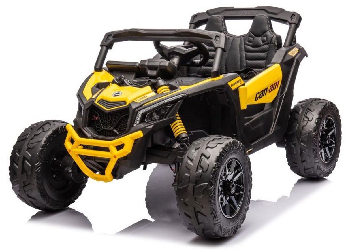 Baby Mix - Can-Am - Kinderbuggy - Off-road ontwerp - Gele en zwarte kleurstelling - Speelgoedvoertuig - Buggy - Elektrische buggy - Recreatief voertuig - Kinderauto - Sportieve buggy Accuvoertuig kopen online