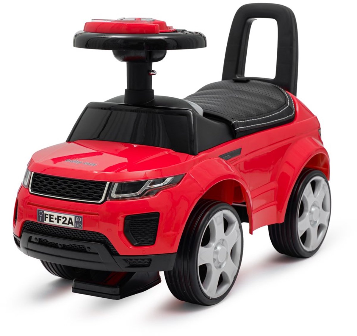 baby mix loopauto felrode suv stuur voor jonge kinderen comfortabele zitting met rugleuning speelgoedauto kinderfiets speelvoertuig loopvoertuig speelgoed suv